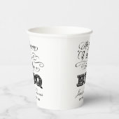 Gobelets En Papier Après Qu'Ils Disent Que Je Fais Un BBQ ! Mariage (Droite)