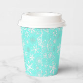 Gobelets En Papier Aqua Snowflake One Paper Cup (Droite)