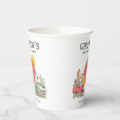 Gobelets En Papier Aquarelle Barnyard Animaux Enfants Ferme Anniversa (Gauche)