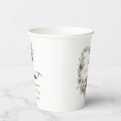 Gobelets En Papier Aquarelle Bébé il fait froid à l'extérieur du chev (Droite)