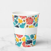 Gobelets En Papier Aquarelle bleu naturel Jaune Mariage de tournesols (Droite)