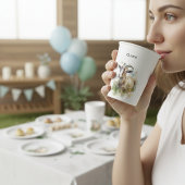 Gobelets En Papier Aquarelle Chèvre de ferme, sur mesure