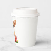 Gobelets En Papier Aquarelle Chihuahua Noel Noël (Gauche)