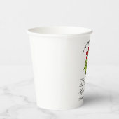 Gobelets En Papier Aquarelle Citron fait maison vacances Limoncello (Droite)