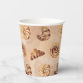 Gobelets En Papier Aquarelle confiserie Brunch (Recto)