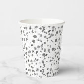 Gobelets En Papier Aquarelle Dalmatien Spots Motif (Gauche)