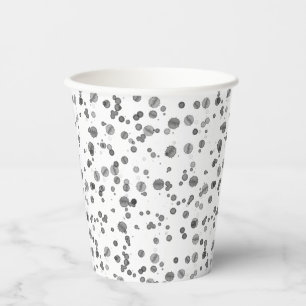 Gobelets En Papier Aquarelle Dalmatien Spots Motif