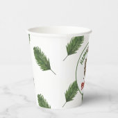 Gobelets En Papier Aquarelle d'anniversaire de trois Rex (Droite)