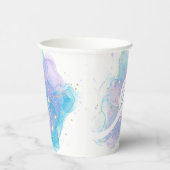 Gobelets En Papier Aquarelle de la queue de sirène sous la mer Annive (Droite)