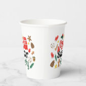 Gobelets En Papier Aquarelle Festive Ugly Sweater Party (Droite)