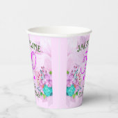 Gobelets En Papier Aquarelle Floral 50 et Fabulous (Droite)