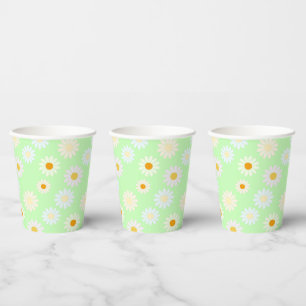 Gobelets En Papier Aquarelle mignonne Couleur arc-en-ciel Motif margu