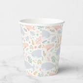 Gobelets En Papier Aquarelle Narwhal et Motif de phoque (Droite)