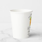 Gobelets En Papier Aquarelle Oranges Mariage Merci Orangecello (Droite)