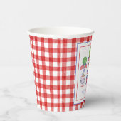 Gobelets En Papier Aquarelle Patriotique American Flag Topiary (Droite)