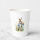 Gobelets En Papier Aquarelle Peter Rabbit Anniversaire (Verso)