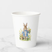 Gobelets En Papier Aquarelle Peter Rabbit Anniversaire (Recto)