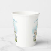 Gobelets En Papier Aquarelle Peter Rabbit Bunny Baby Boy (Droite)