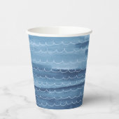 Gobelets En Papier Aquarelle sous les tasses de papier marin (Gauche)