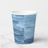 Gobelets En Papier Aquarelle sous les tasses de papier marin (Droite)