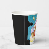 Gobelets En Papier Aquarelle sur mesure crème glacée magique Annivers (Droite)