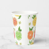 Gobelets En Papier Aquarelle Tropical Citrus (Droite)
