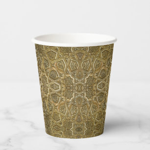 Gobelets En Papier Arabe arabe traditionnel Motif arabe