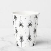 Gobelets En Papier Araignée Éffrayante d'Halloween (Droite)