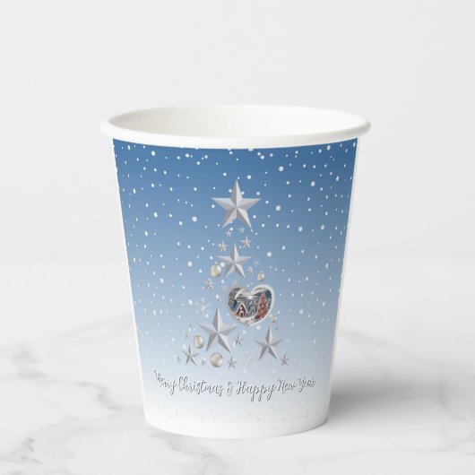 Gobelets En Papier Arbre de Noël (Recto)