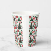 Gobelets En Papier Arbre de Noël, cadeaux, sucre de canne (Droite)