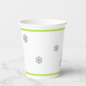 Gobelets En Papier Arbre de Noël moderne (Recto)