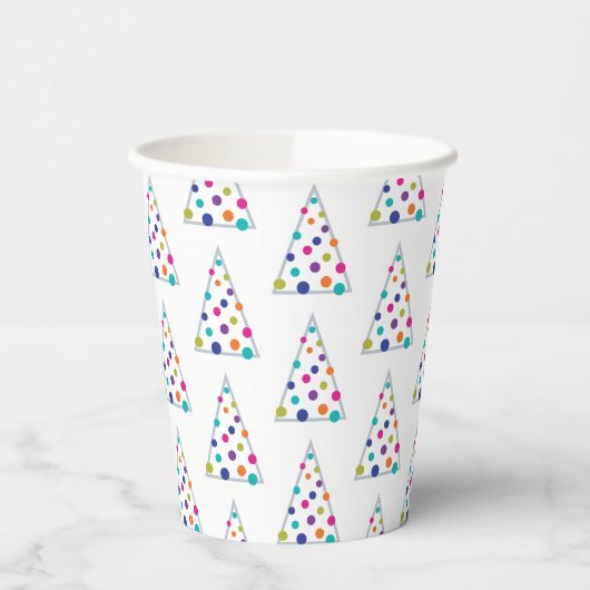 Gobelets En Papier Arbre de Noël moderne (Gauche)