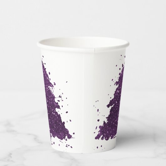 Gobelets En Papier Arbre de Noël Moody | Plum profond (Droite)