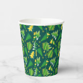 Gobelets En Papier Arbre vert et or de Noël (Gauche)