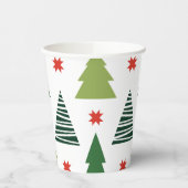 Gobelets En Papier Arbres de Noël (Gauche)