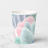 Gobelets En Papier Arbres d'hiver modernes (Verso)