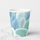 Gobelets En Papier Arbres d'hiver modernes (Recto)