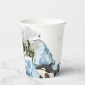 Gobelets En Papier Arctic Adventure fête d'anniversaire (Verso)