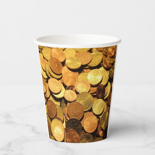 Gobelets En Papier Argent (Verso)