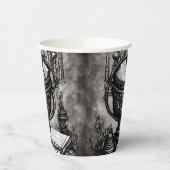 Gobelets En Papier Argent Steampunk Cauldron Spellbooks et Potions (Gauche)