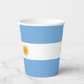 Gobelets En Papier Argentina flag (Recto)