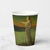 Gobelets En Papier Ariane à Naxos John Atkinson Grimshaw (Verso)