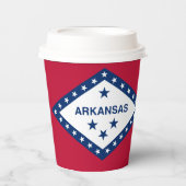 Gobelets En Papier Arkansan Flag & Seal, Flag of Arkansas (Recto)