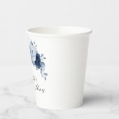 Gobelets En Papier Arlequin Bleu Poussiéreux Nuit Botanique (Gauche)