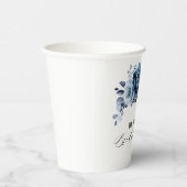 Gobelets En Papier Arlequin Bleu Poussiéreux Nuit Botanique (Droite)