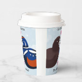 Gobelets En Papier Arlequin Canard Amateur Chaque année Anniversaire (Droite)