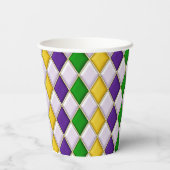 Gobelets En Papier Arlequin en verre tendu (Verso)