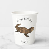 Gobelets En Papier Armadillo girdled lizard (Verso)