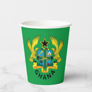 Gobelets En Papier Armoiries du Ghana