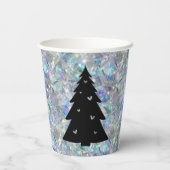 Gobelets En Papier Arrière - plan en pierre optique Holographique Joy (Verso)